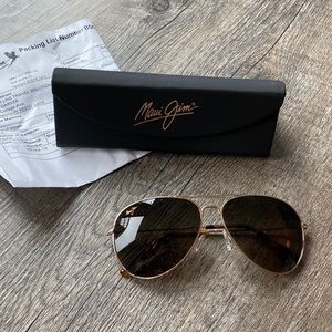 Maui Jim Mavericks Polarized Aviator Sunglasses